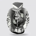 FUNSTUFFPRINT 3D Jesus Blessing Faith Over Fear 3D Hoodie and Zip Hoodie