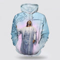 FUNSTUFFPRINT 3D Jesus He Lives 3D Hoodie and Zip Hoodie