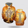FUNSTUFFPRINT 3D Jesus Is My God My King My Lord Lion 3D Hoodie and Zip Hoodie