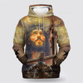 FUNSTUFFPRINT 3D Jesus On The Cross 3D Hoodie and Zip Hoodie