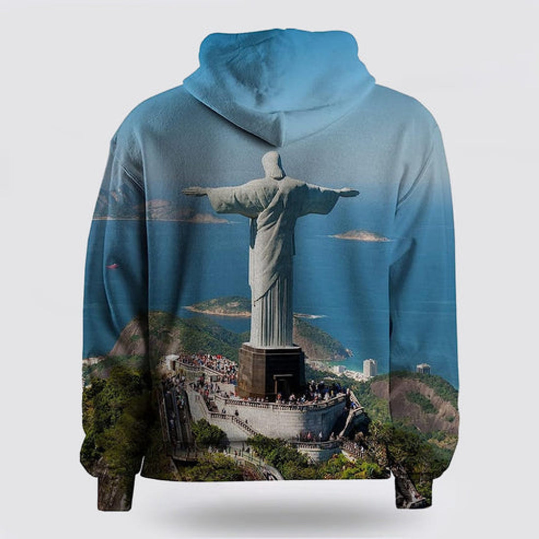 FUNSTUFFPRINT 3D Jesus Statue 3D Hoodie and Zip Hoodie