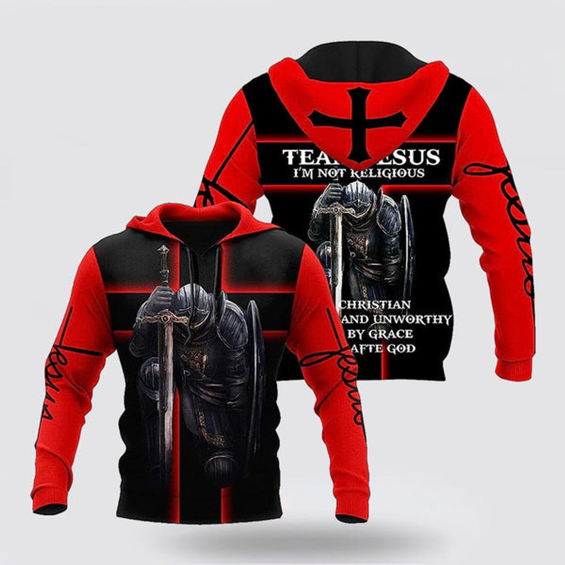 FUNSTUFFPRINT 3DJesus The Lion Of Judah 3d Hoodies For Women Men - Christian Apparel 3D Hoodie and Zip Hoodie