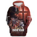 FUNSTUFFPRINT 3D Jesus And Lion 3D Hoodie and Zip Hoodie