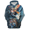 FUNSTUFFPRINT 3D Jesus And Lion Of Judah 3D Hoodie and Zip Hoodie