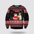 FUNSTUFFPRINT Jesus And Santa Claus Ugly Christmas Sweater Unisex Knit Sweater – Christmas Gifts For Frends Ugly  Sweater