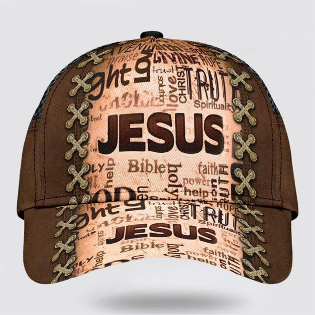 FUNSTUFFPRINT Jesus Bible Verse Holy Baseball Cap - Christian Hats for Men and Women