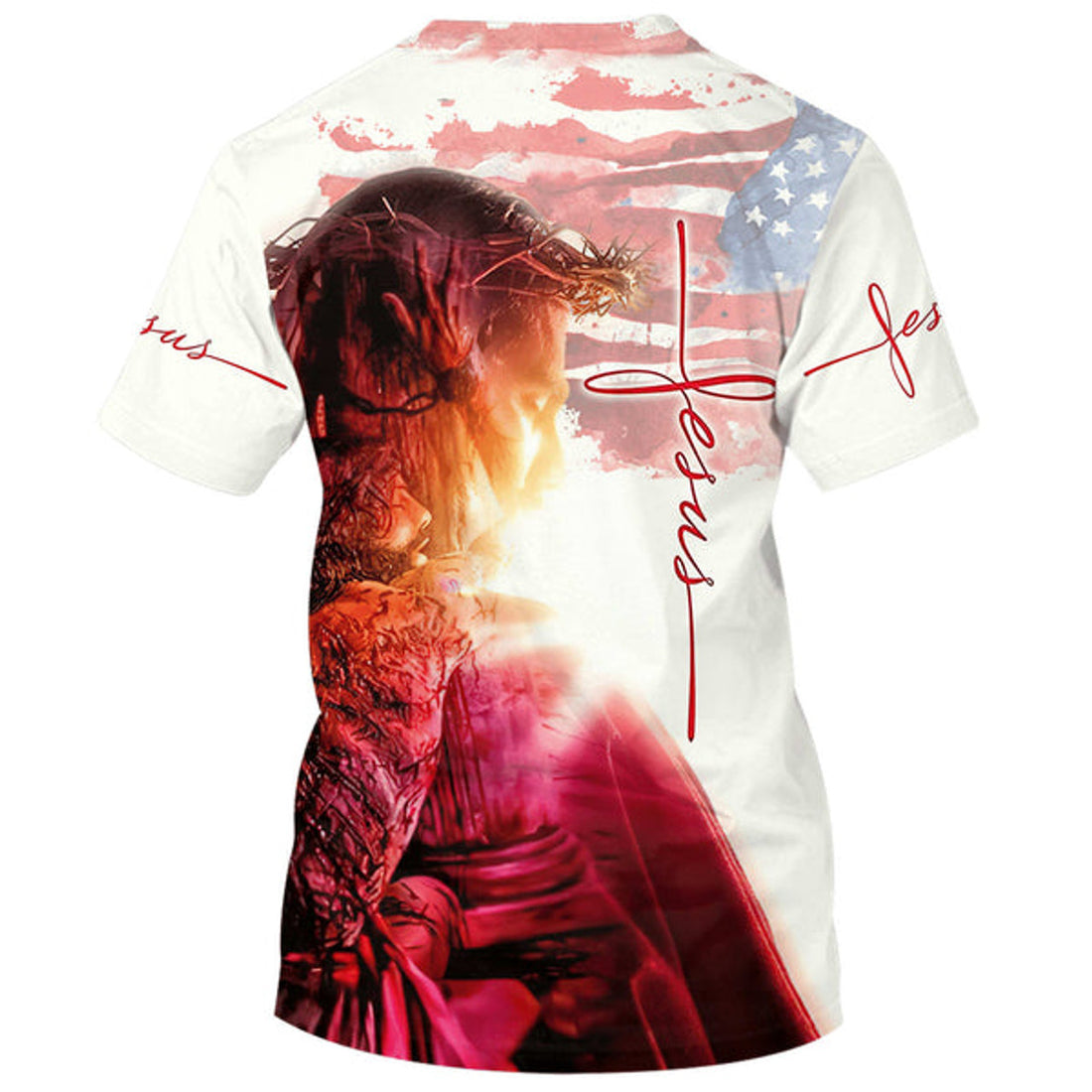 FUNSTUFFPRINT Jesus Christ Christian 3D T-shirt