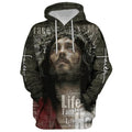 FUNSTUFFPRINT 3D Jesus Christ Crown Of Thorns 3D Hoodie and Zip Hoodie
