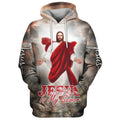 FUNSTUFFPRINT 3D Jesus Christ Is My Savior Hoodie Jesus Is Coming 3D Hoodie and Zip Hoodie