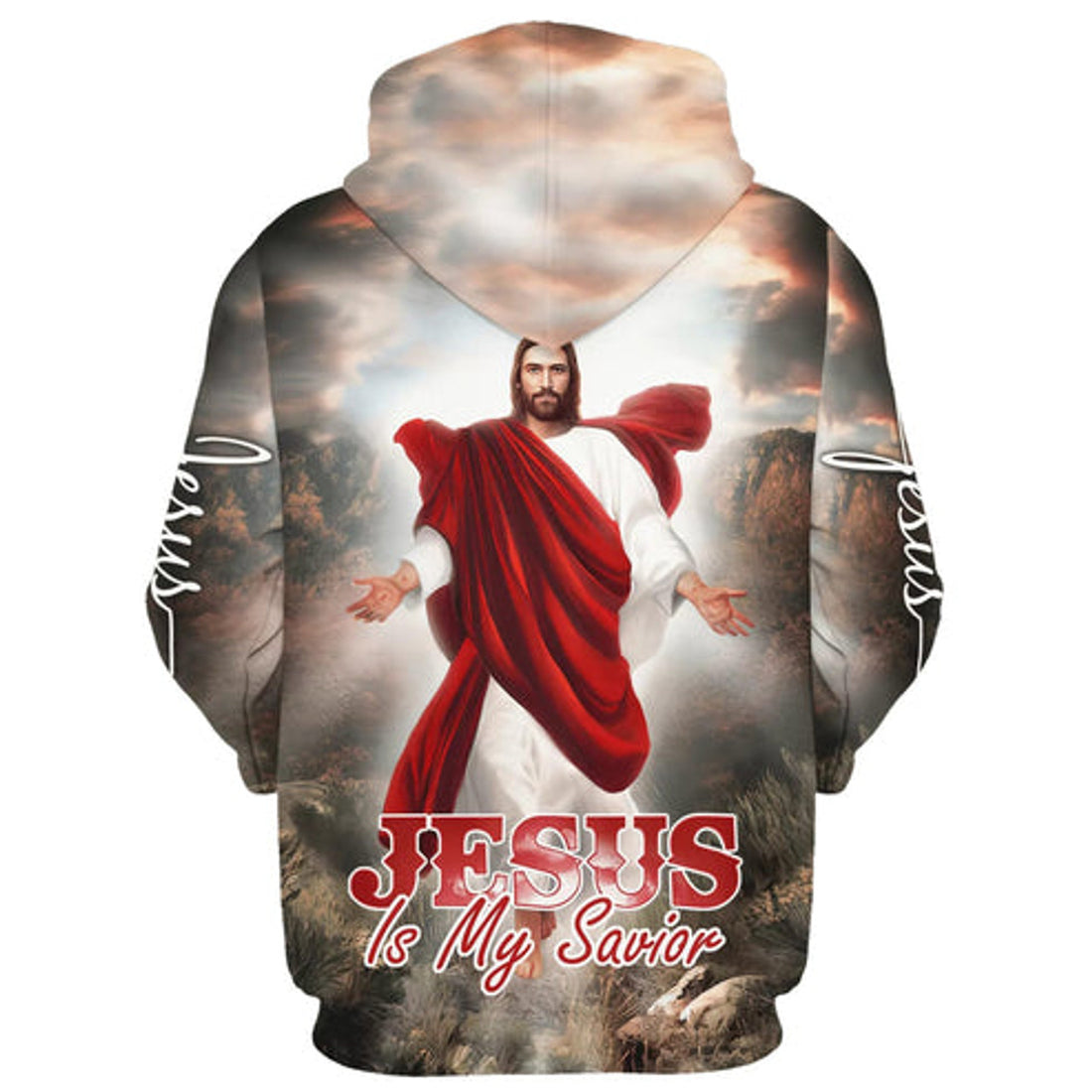 FUNSTUFFPRINT 3D Jesus Christ Is My Savior Hoodie Jesus Is Coming 3D Hoodie and Zip Hoodie