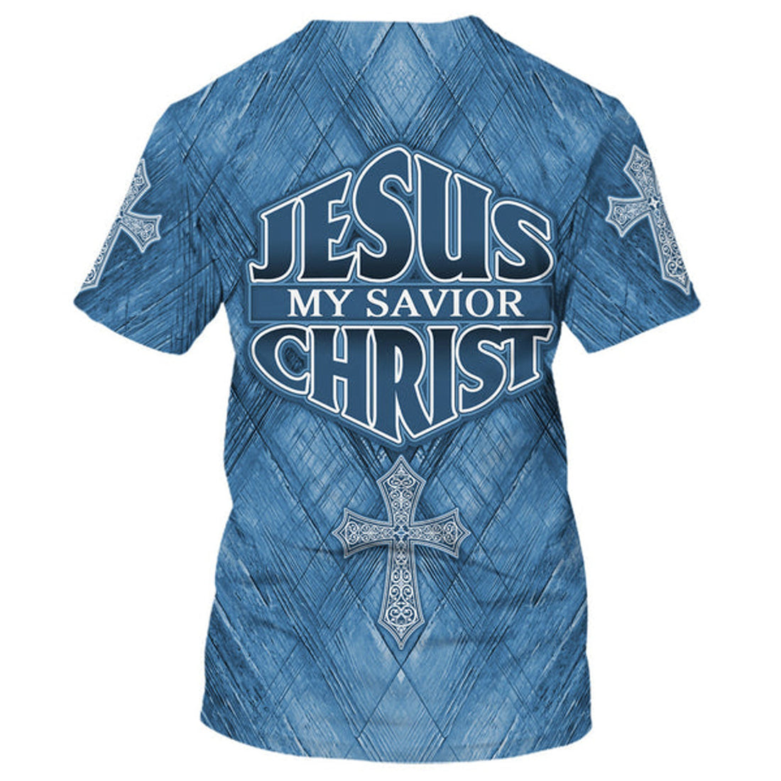 FUNSTUFFPRINT Jesus Christ Is My Savior 3D All Over Printed Shirt for Men and Women 3D T-shirt