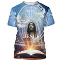 FUNSTUFFPRINT Jesus Christ Is My Savior Christian 3D T-shirt