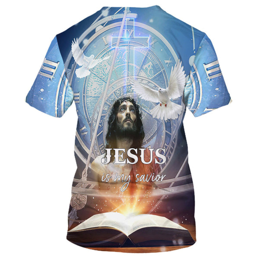 FUNSTUFFPRINT Jesus Christ Is My Savior Christian 3D T-shirt