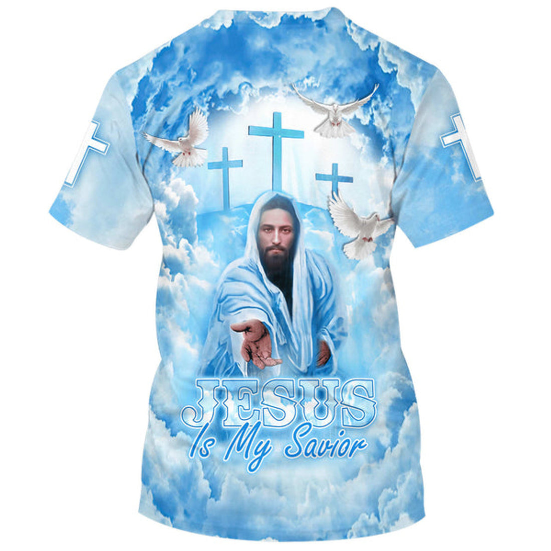FUNSTUFFPRINT Jesus Christ Is My Savior Christian 3D T-shirt