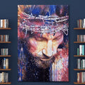 Jesus Christ Watercolor Painting Canvas Posters - Christian Wall Posters - Religious Wall Decor