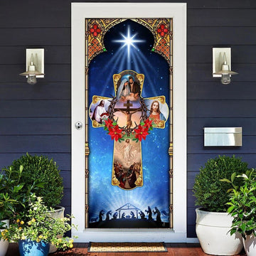 Jesus Christian Cross Door Cover, Christian Door Decor, Door Christian Church, Christian Door Plaques