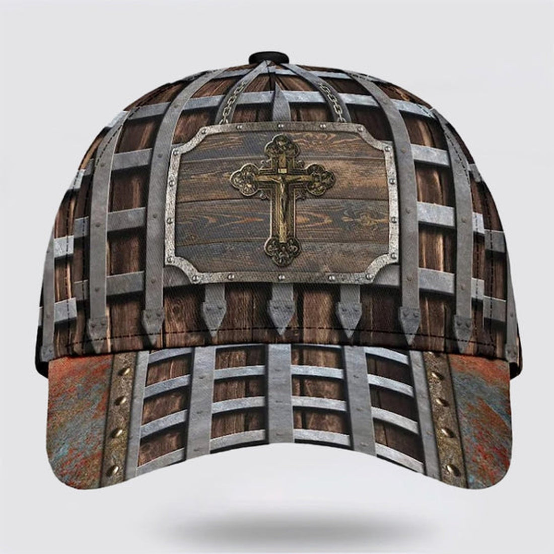 FUNSTUFFPRINT Jesus Cross Baseball Cap - Christian Hats for Men and Women