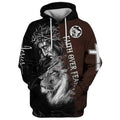 FUNSTUFFPRINT 3D Jesus Crown Of Thorns And Lion 3D Hoodie and Zip Hoodie