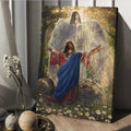Jesus Drawing Angel Wings Prayer For Healing Canvas Posters - Christian Wall Posters - Religious Wall Decor