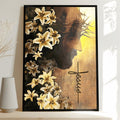Jesus Flower Of Faith Canvas Posters - Christian Wall Posters - Religious Wall Decor