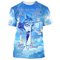 FUNSTUFFPRINT Jesus God Has You In His Arms Christian 3D T-shirt
