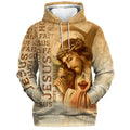 FUNSTUFFPRINT Jesus Hope Faith Love 3d Hoodies Jesus Hoodie Men & Women Christian 3D Hoodie and Zip Hoodie