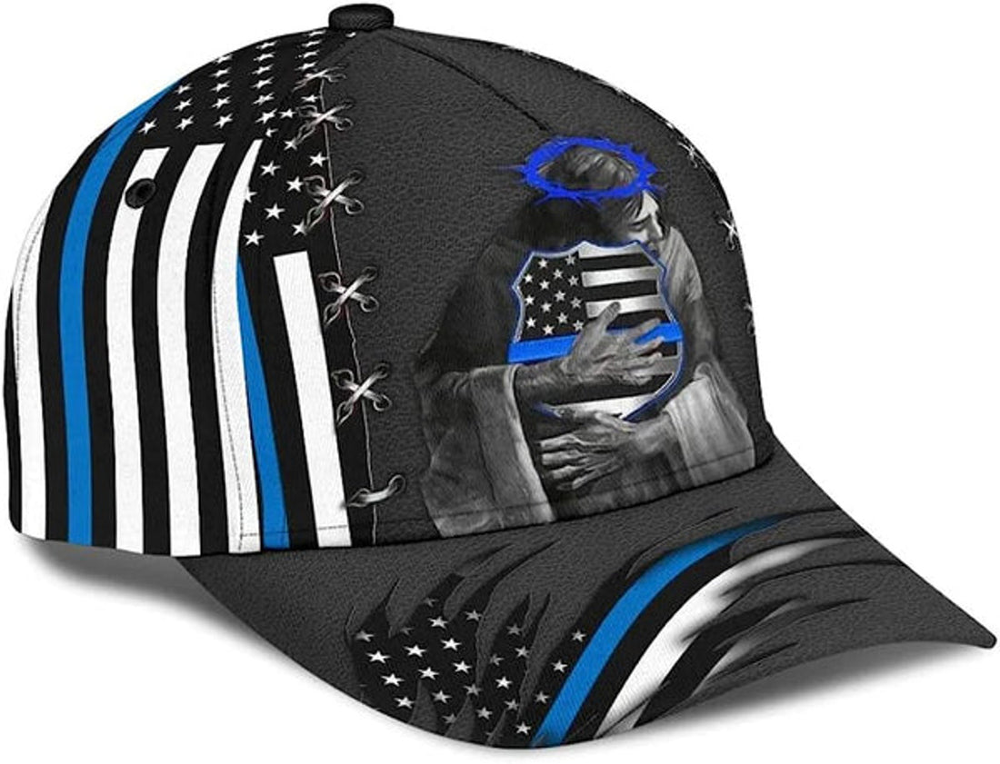 FUNSTUFFPRINT Jesus Hug Baseball Cap - Christian Hats for Men and Women