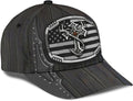FUNSTUFFPRINT Jesus Hunting Fishing Cross Baseball Cap - Christian Hats for Men and Women