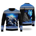 FUNSTUFFPRINT Jesus Is My Everything Ugly Christmas Sweater For Men & Women - Jesus Christ Sweater - Christian Shirts Gifts Idea Ugly Sweater