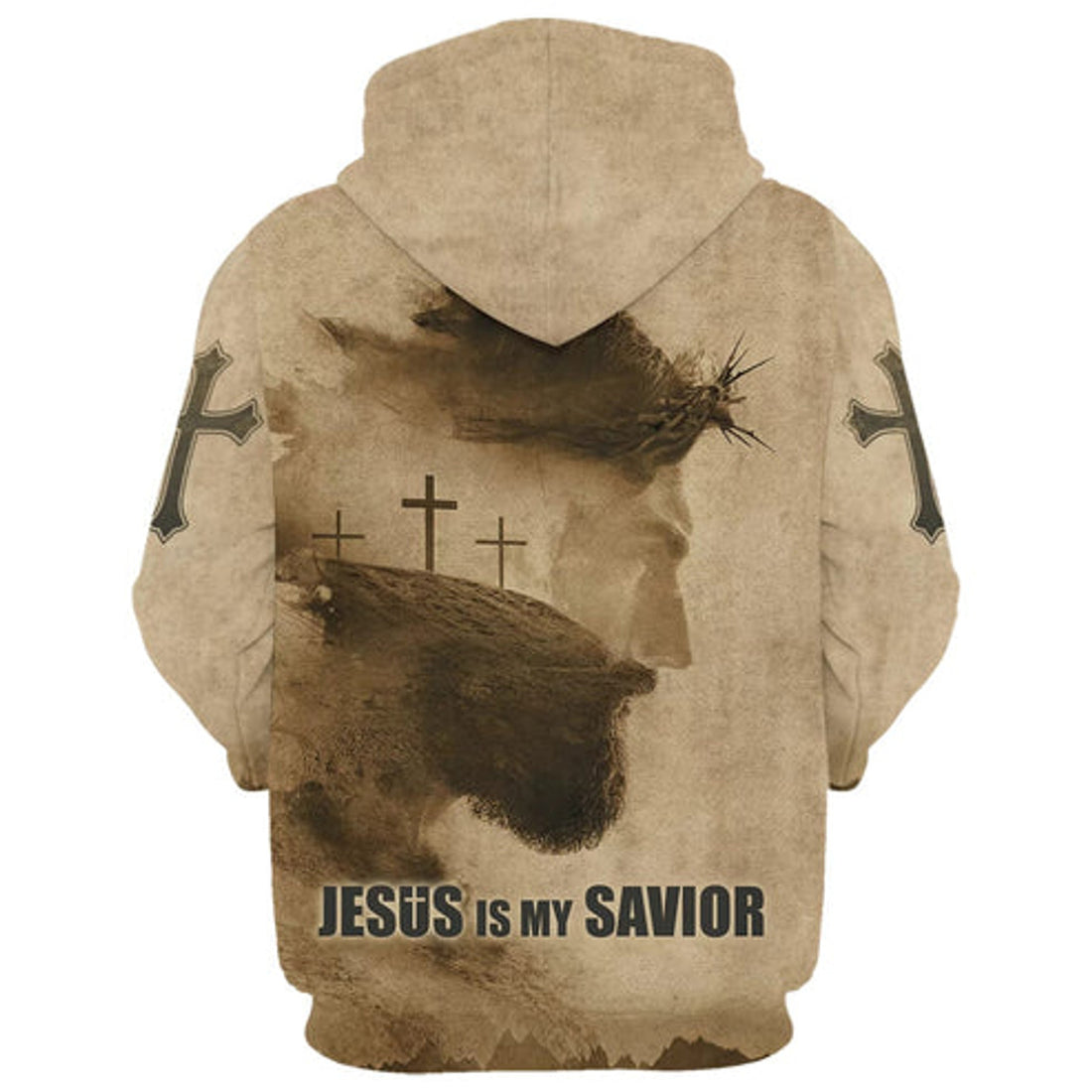 FUNSTUFFPRINT 3D Jesus Is My Savior 2 3D Hoodie and Zip Hoodie