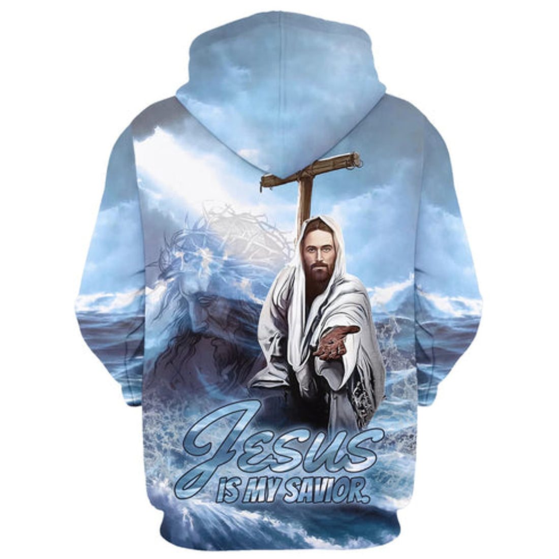 FUNSTUFFPRINT 3D Jesus Is My Savior 1 3D Hoodie and Zip Hoodie