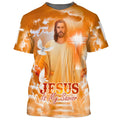 FUNSTUFFPRINT Jesus Is My Savior Dove 3D All Over Printed Shirt for Men and Women 3D T-shirt