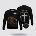 FUNSTUFFPRINT Jesus Is My Savior Ugly Christmas Sweater For Men & Women Adult – Gifts For Christians Ugly  Sweater