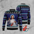 FUNSTUFFPRINT Jesus Is My Savior Ugly Christmas Sweater, Christmas Sweater, Ugly Sweater, Funny Xmas Sweaters Ugly Sweater