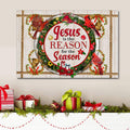 Jesus Is The Reason For Season Christmas Wall Art Canvas - Religious Wall Art Canvas