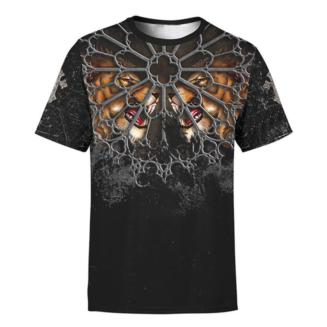 FUNSTUFFPRINT Jesus Lion Child Of God Christian 3D T-shirt