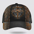 FUNSTUFFPRINT Jesus Nail Cross Crown Of Thorn Baseball Cap - Christian Hats for Men and Women