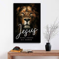 Jesus Name Above All Names Canvas Wall Art - Christian Wall Posters - Religious Wall Decor