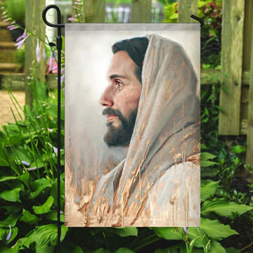 Jesus Pictures Flag, Jesus Flag, Christian's Flag, Jesus Garden Flag, Garden Flag, Welcome Flag, Christian Flag, Scripture Flag, Garden Banner