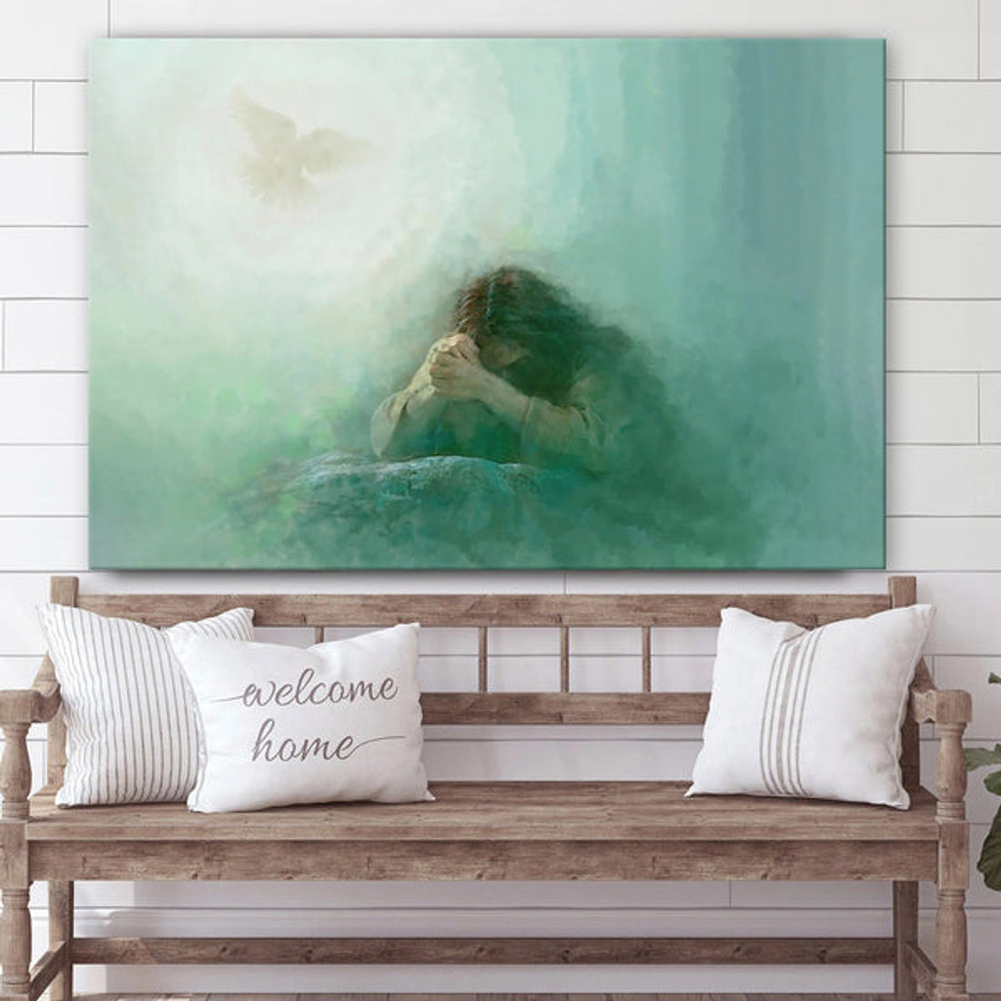 Jesus Prayer Canvas Posters - Jesus Canvas Pictures - Christian Canvas Art