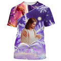 FUNSTUFFPRINT Jesus Prayer To The Holy Spirit Christian 3D T-shirt
