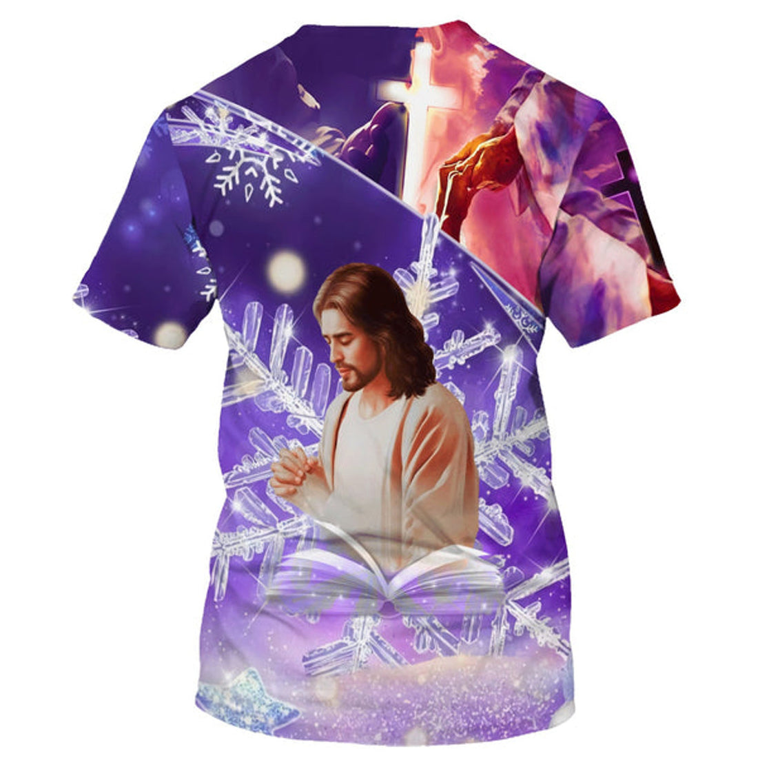 FUNSTUFFPRINT Jesus Prayer To The Holy Spirit Christian 3D T-shirt