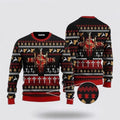 FUNSTUFFPRINT Jesus Saved My Life Ugly Christmas Sweater – Christmas Gifts For Christian Ugly  Sweater