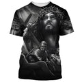 FUNSTUFFPRINT Jesus Savior 3D All Over Printed Shirt for Men and Women
 
 3D T-shirt