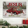 Jesus Take The Wheel Christmas Wall Art Canvas Christian Gifts - Religious Posters