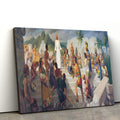 Jesus Teaching In The Western Hemisphere Canvas Pictures - Jesus Canvas Wall Art - Christian Canvas Paintings