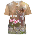 FUNSTUFFPRINT Jesus True God Christian 3D T-shirt