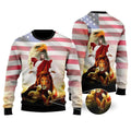 FUNSTUFFPRINT Jesus Ugly Christmas Sweater For Men & Women – Gifts For Christians Ugly  Sweater