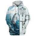 FUNSTUFFPRINT 3D Jesus Walking On Water 3D Hoodie and Zip Hoodie