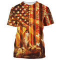 FUNSTUFFPRINT Jesus With Baby Lambs In The Forest 3D All Over Printed Shirt for Men and Women
 
 
 3D T-shirt